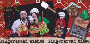 Our gingerbread mini-me's. 