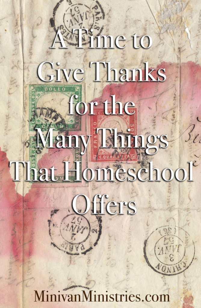 Thankful for Homeschool